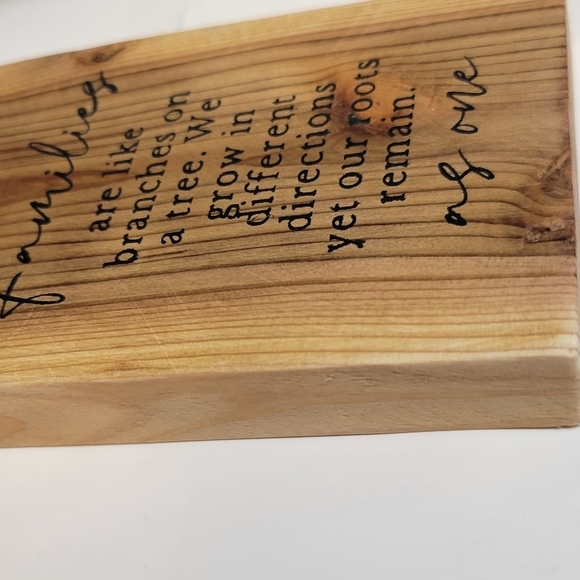 Rustic Inspirational Quote Farmhouse Table Decor - Picture 3 of 4